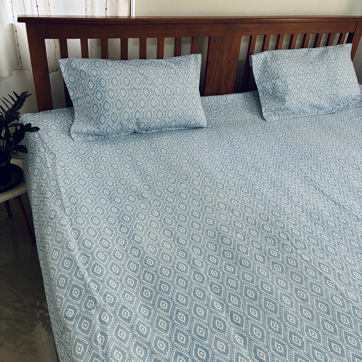King Size Cotton Bedspread 100x110 inches