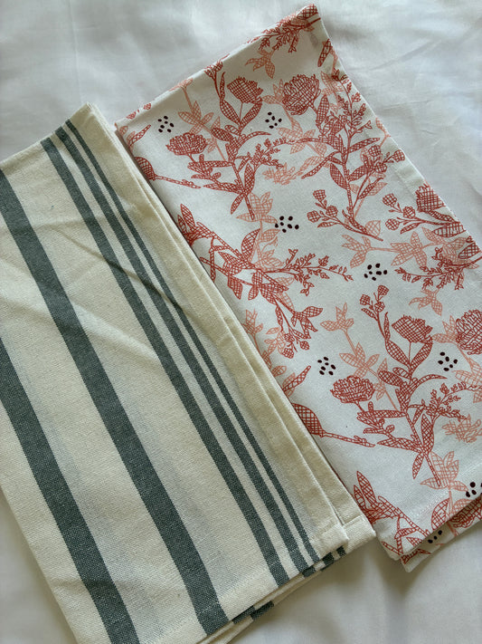 Printed Hand/Lunch Towels (Set of 2)