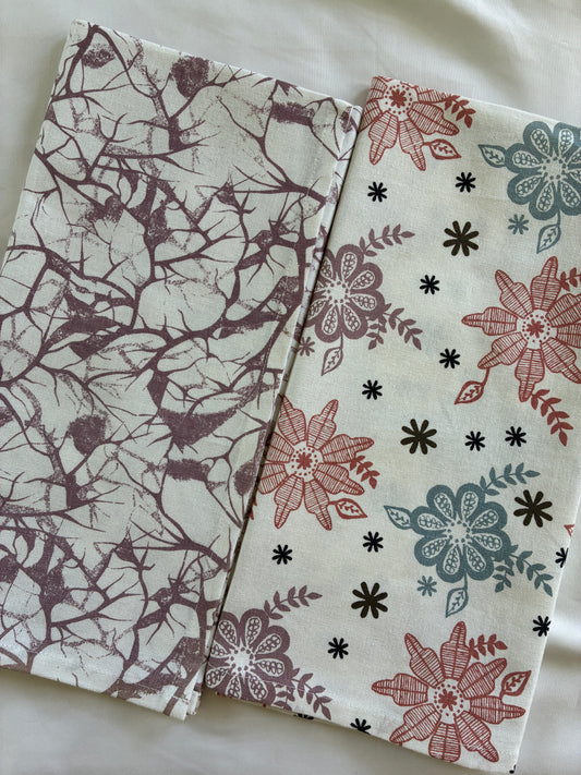 Printed Hand/Lunch Towels (Set of 2 )