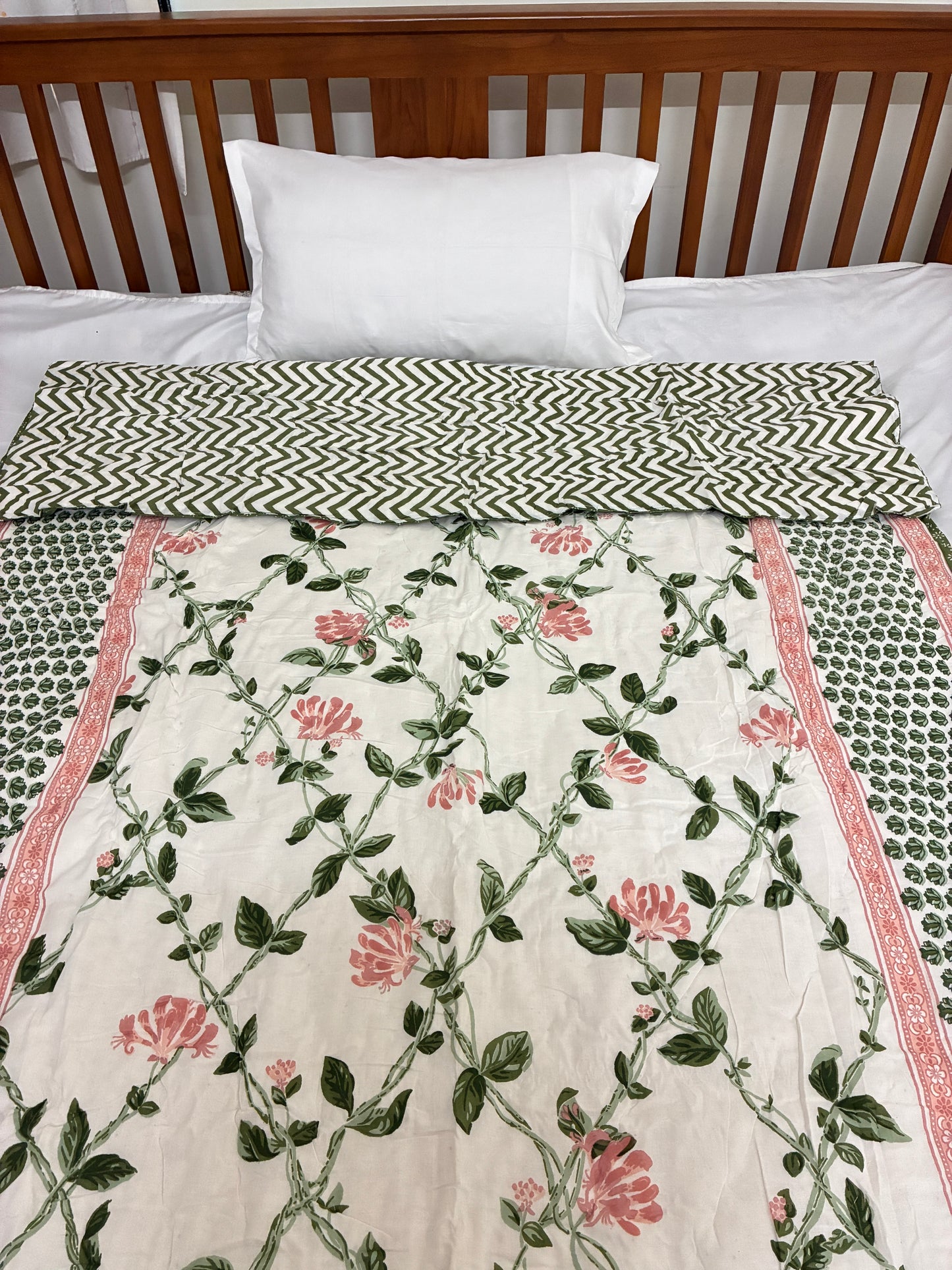 Reversible Single Size Cotton Quilt