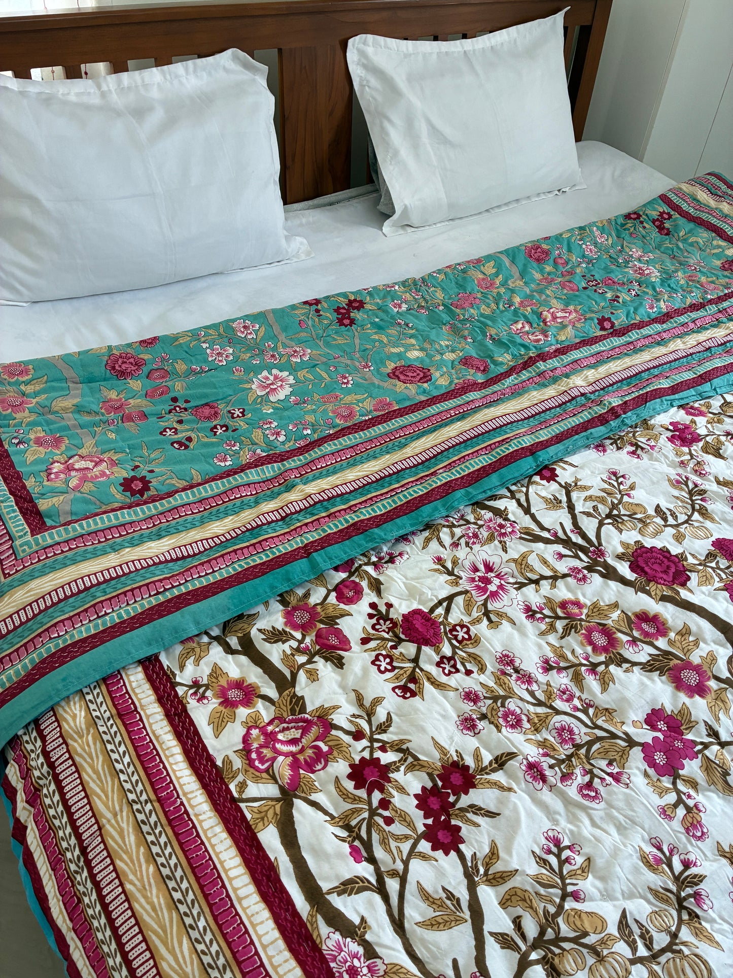 Reversible Cotton Double Quilts