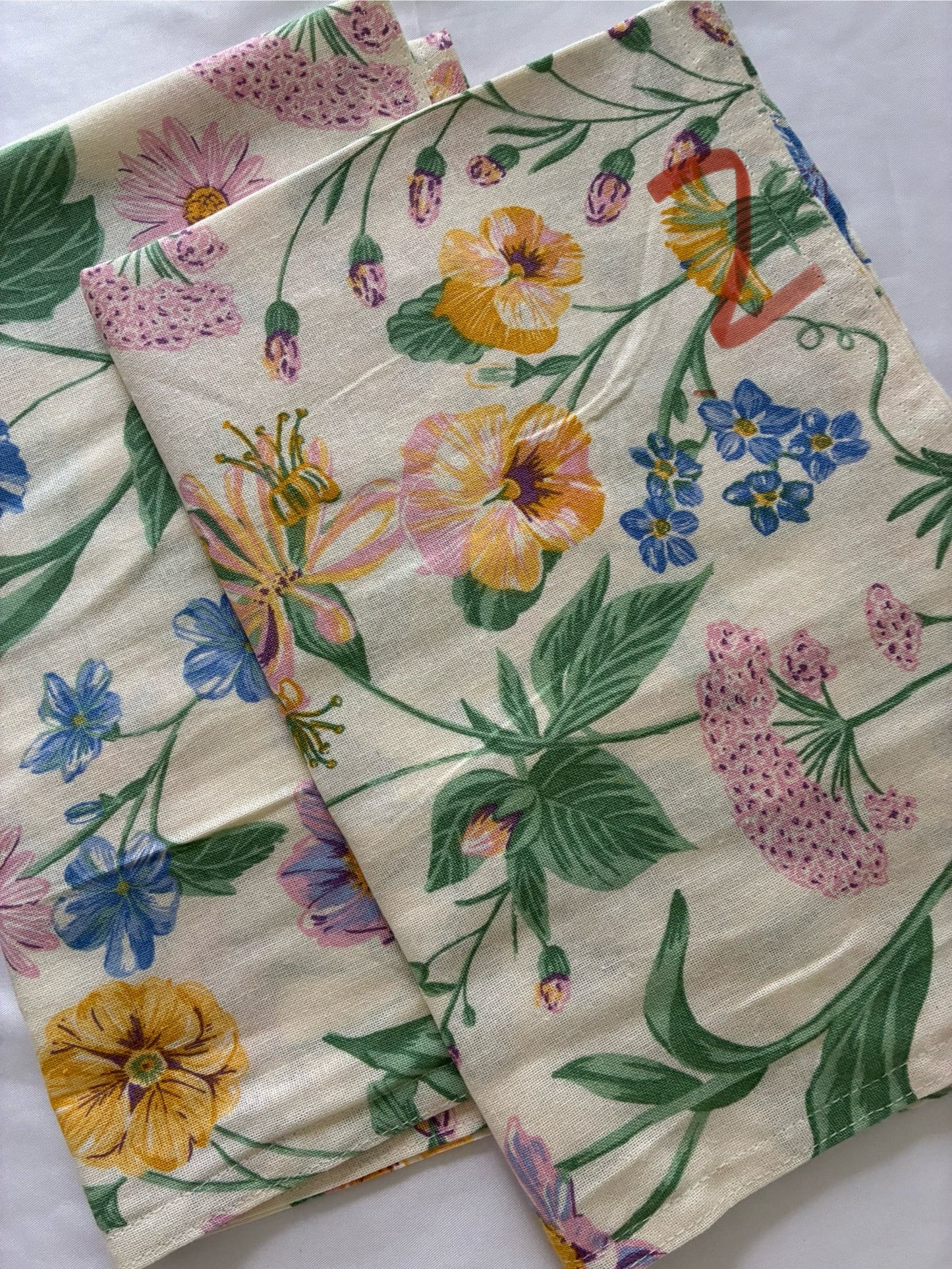 Floral Cotton Pillow Covers