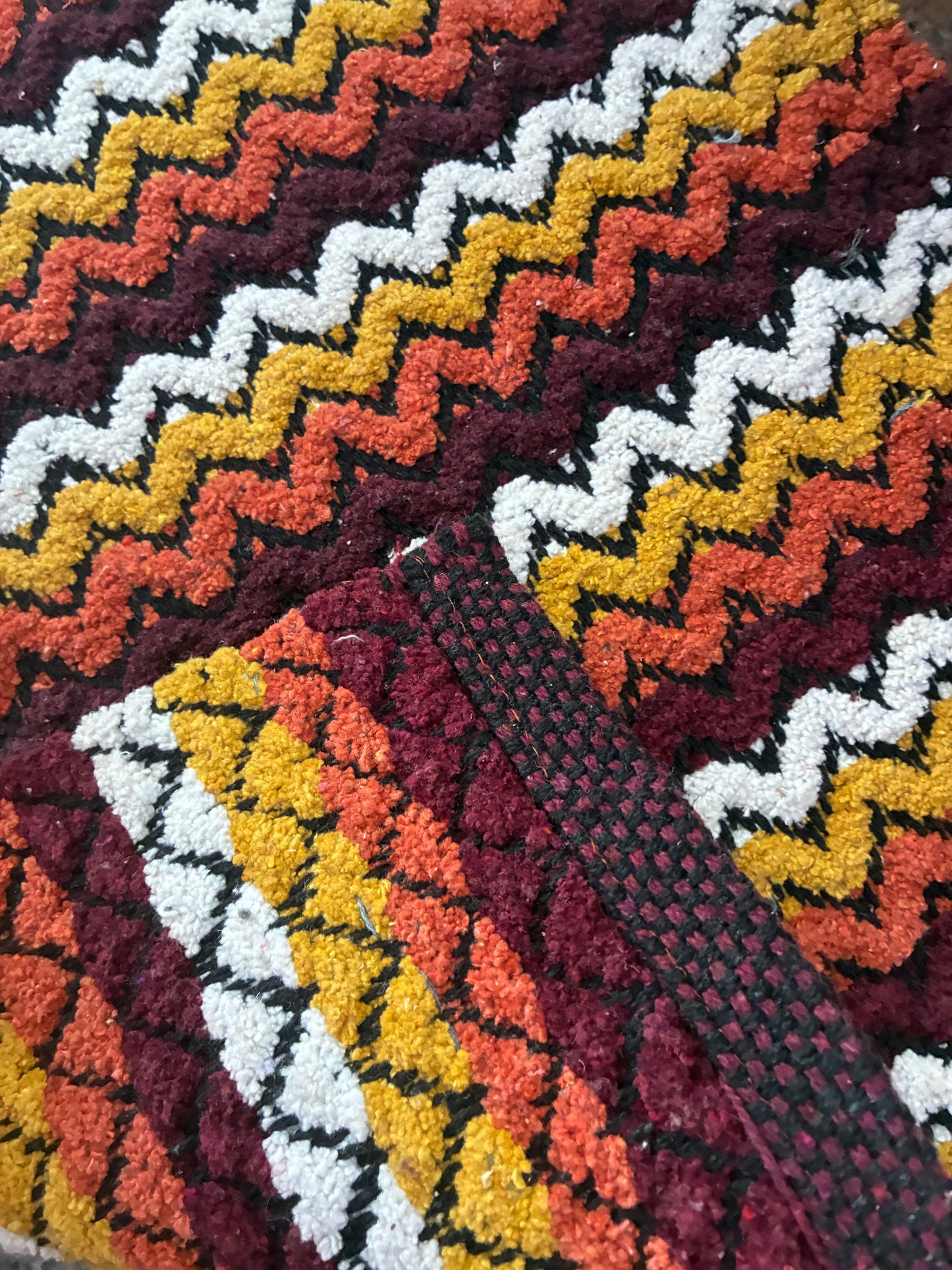 Cotton Zigzag Floor Mat