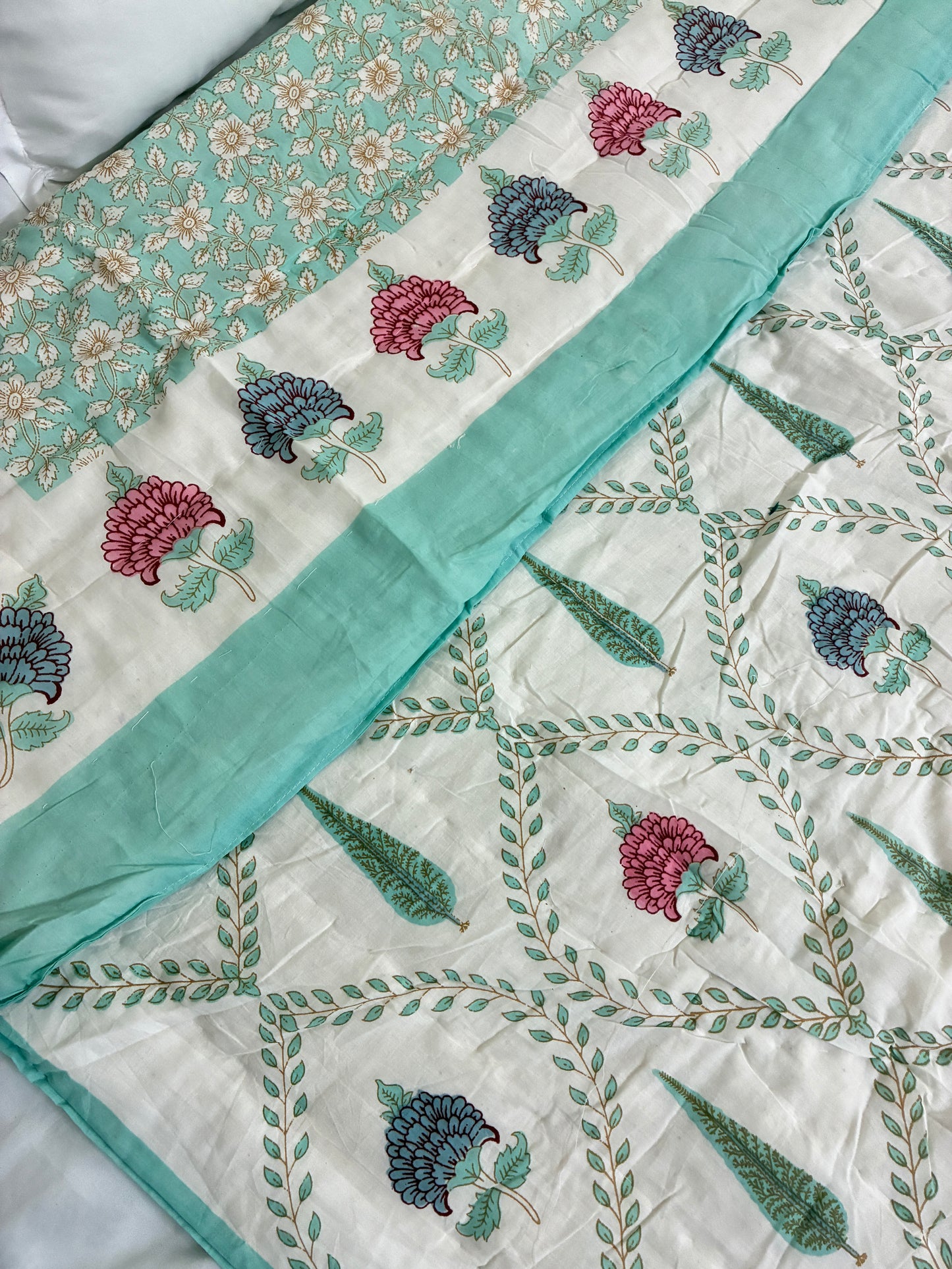 Reversible Single Size Cotton Quilt
