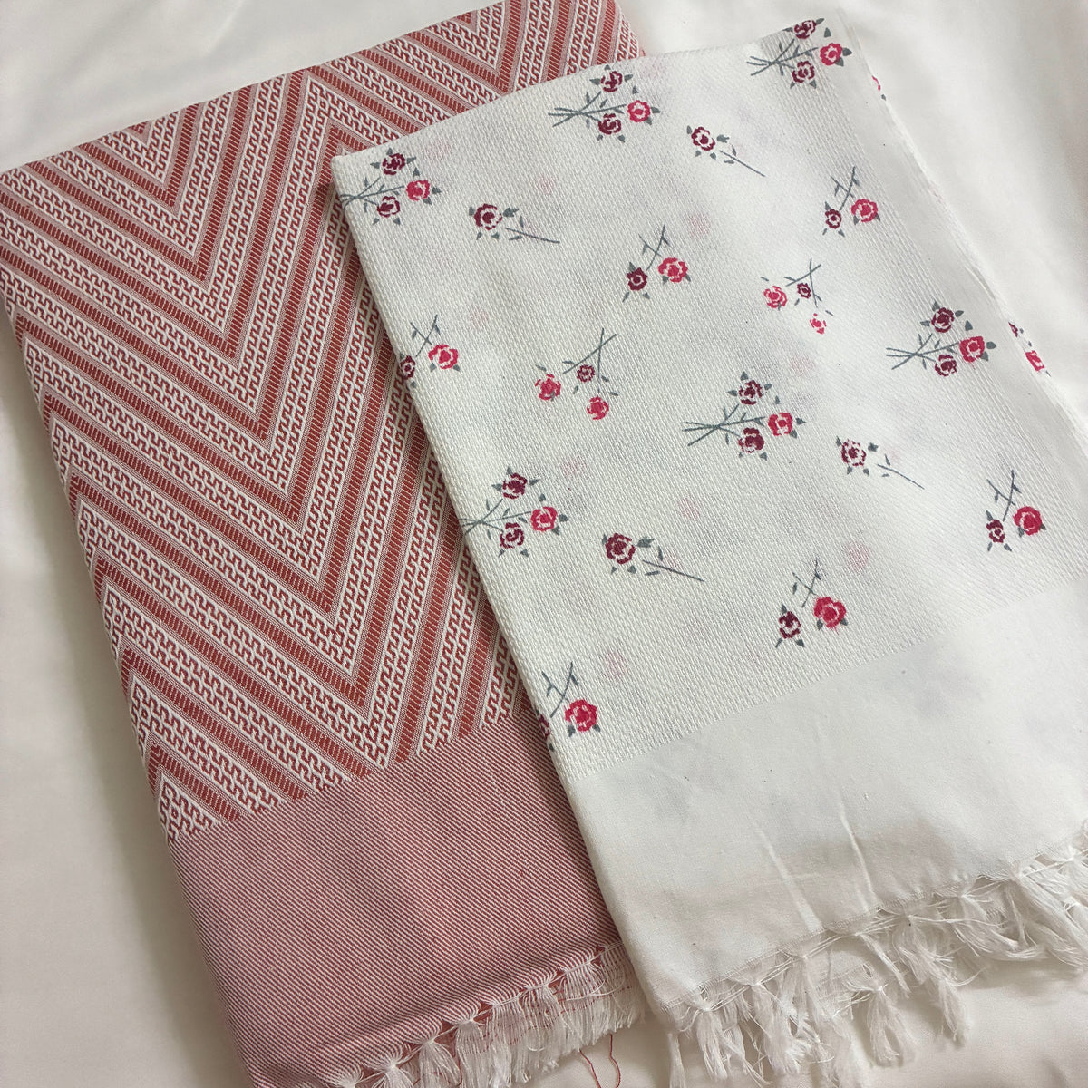 Cotton Single Blanket with Free Towel