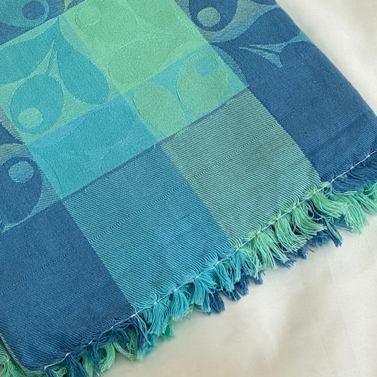 Double tone Blue Single Size Blanket / Throw