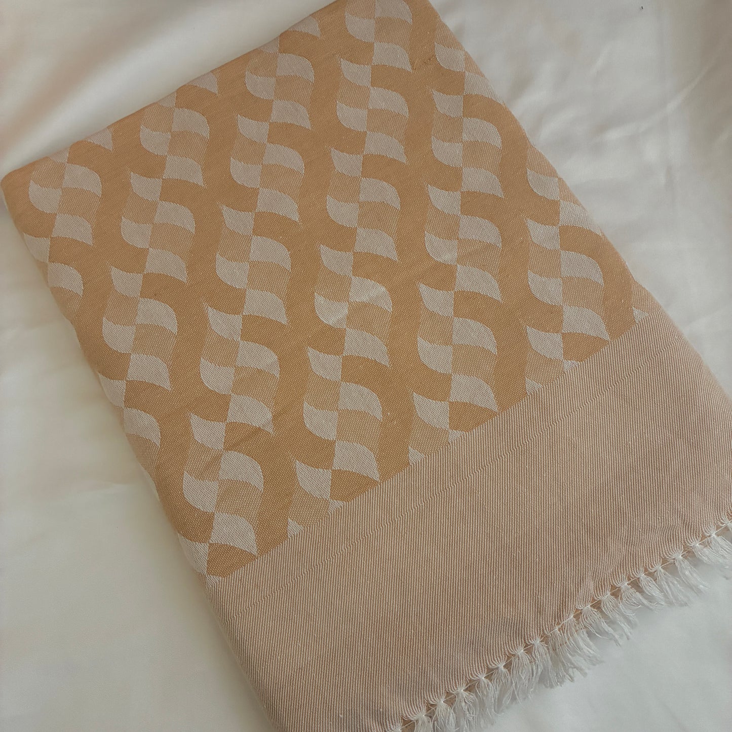 Brown Abstract Single Size Blanket / Throw