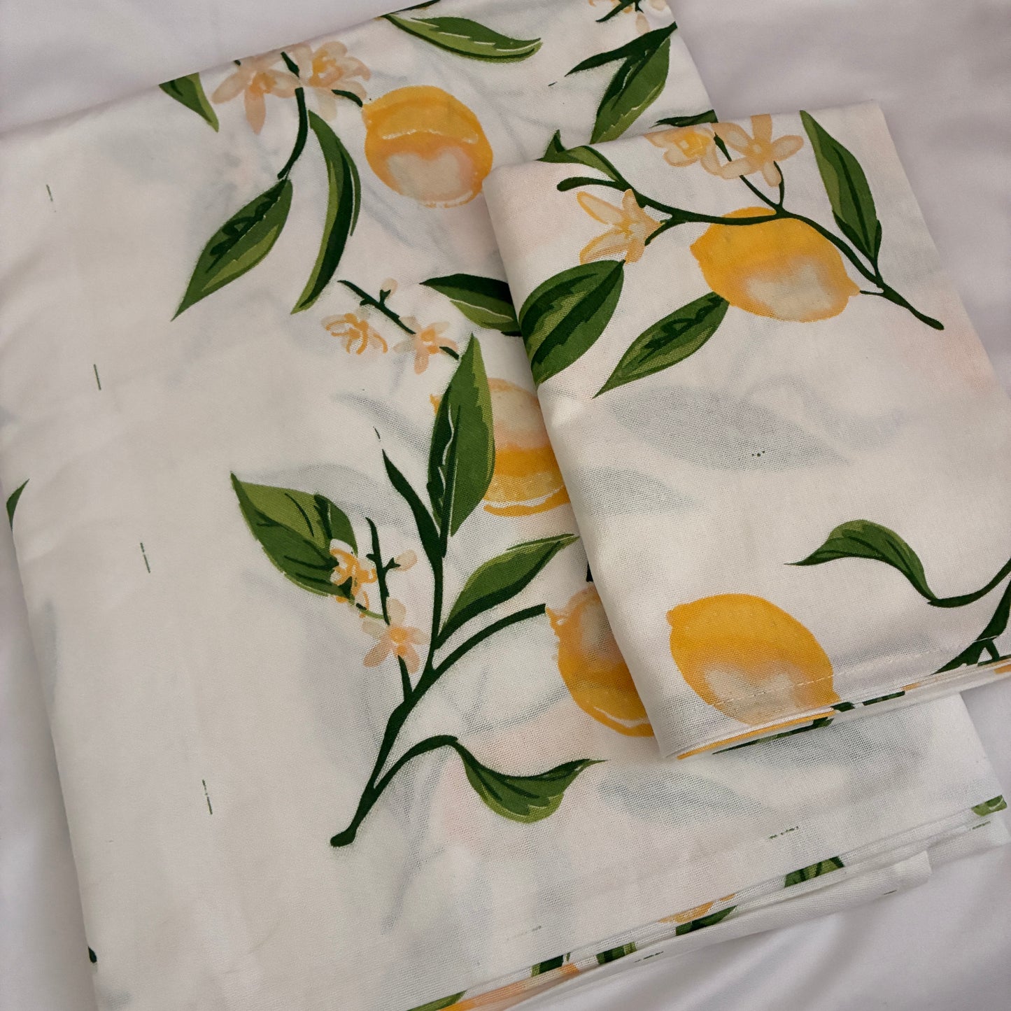 Lime Single Size Cotton Bedspread with 1 Pillow Cover 60 x 90 in