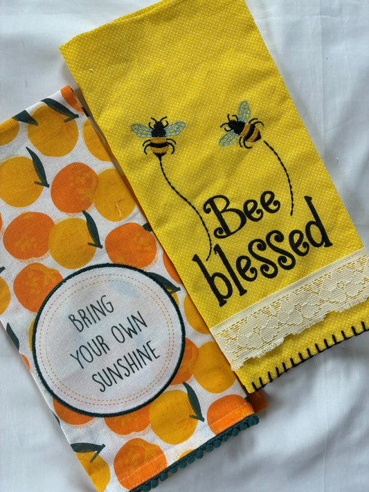Printed Hand/Lunch Towels (Set of 2)