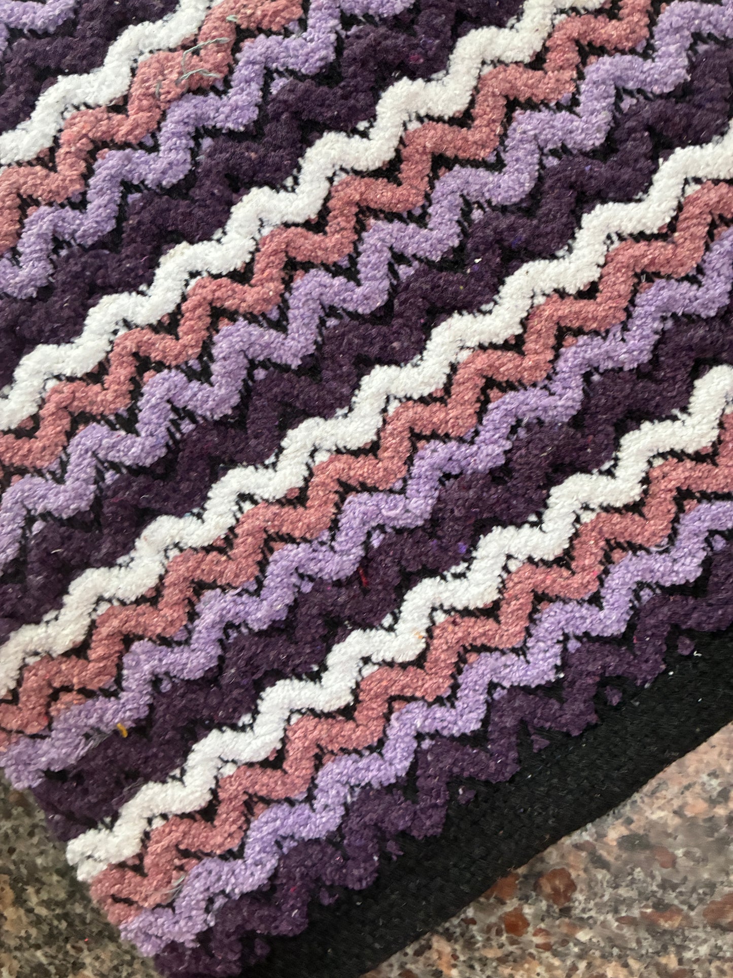 Cotton Zigzag Floor Mat