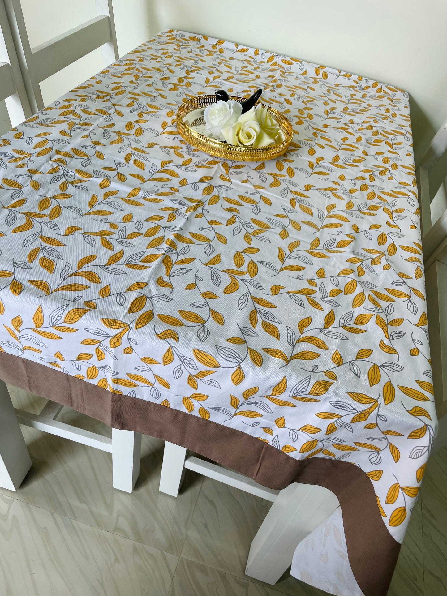 Leaf Print Table Covers