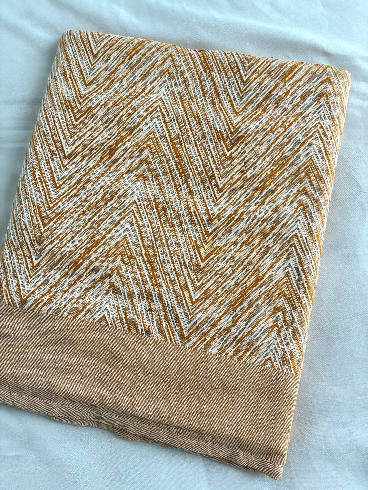 Yellow Dual Tone Cotton  Blanket/ Throw