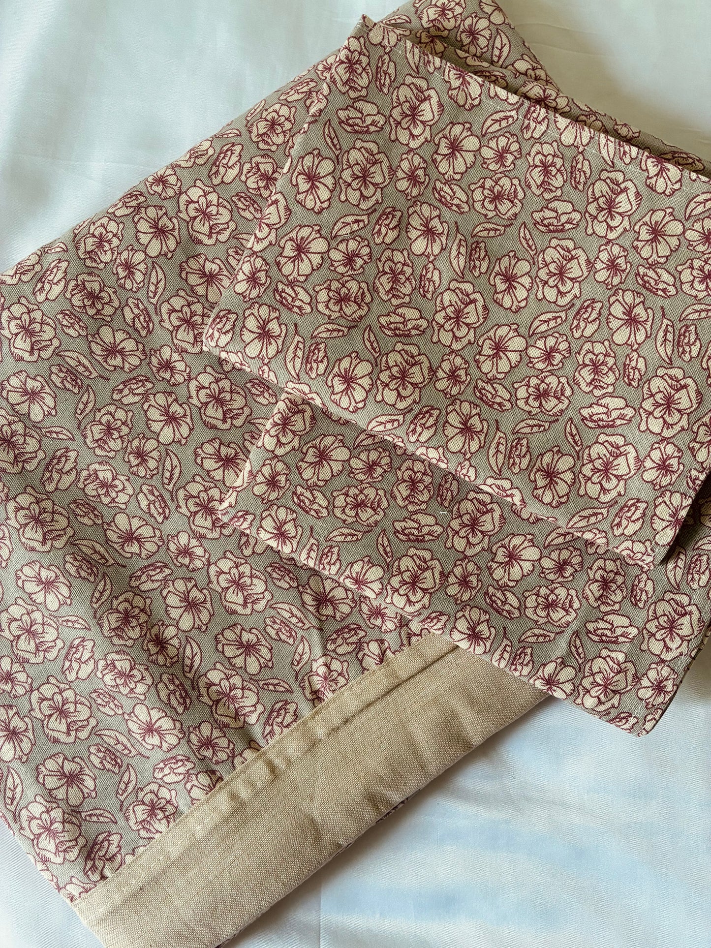 Floral Queen Size bedspread 90x100 inches