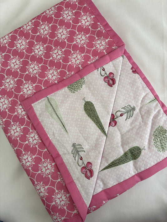 Rose Garden Single Size Cotton Dohar