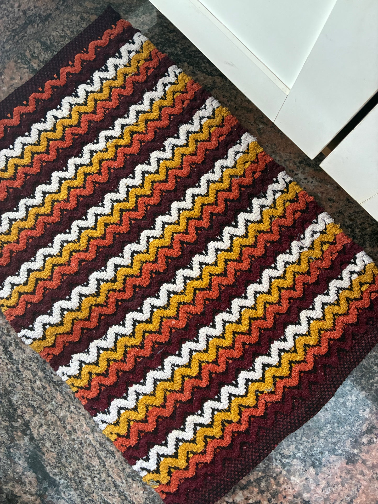 Cotton Zigzag Floor Mat