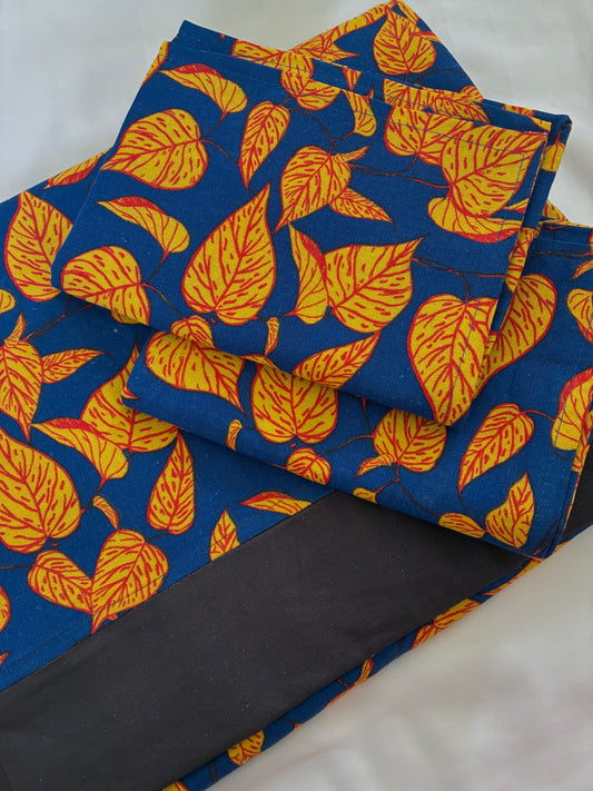 Golden Leaf Queen Size Bedspread 90x100 inches