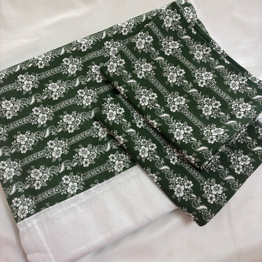 Green Queen bedspread 90x100 inches