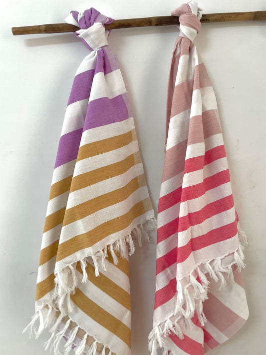 Stripes Cotton Bath Towels