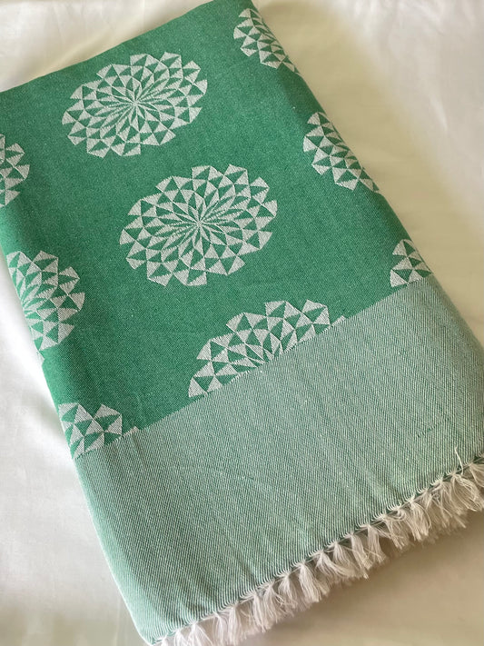 Green Double Size Blanket