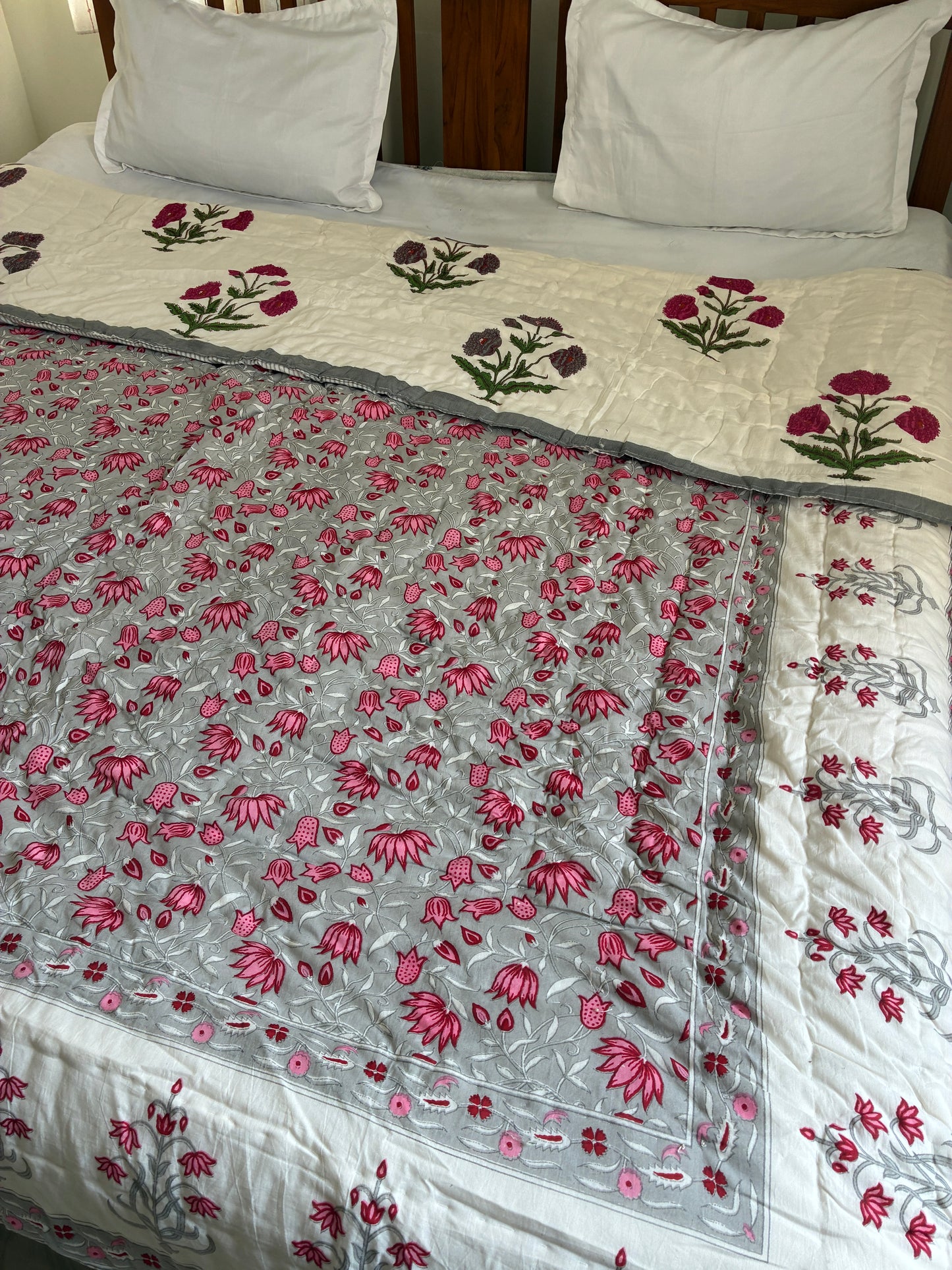 Reversible Cotton Double Quilts