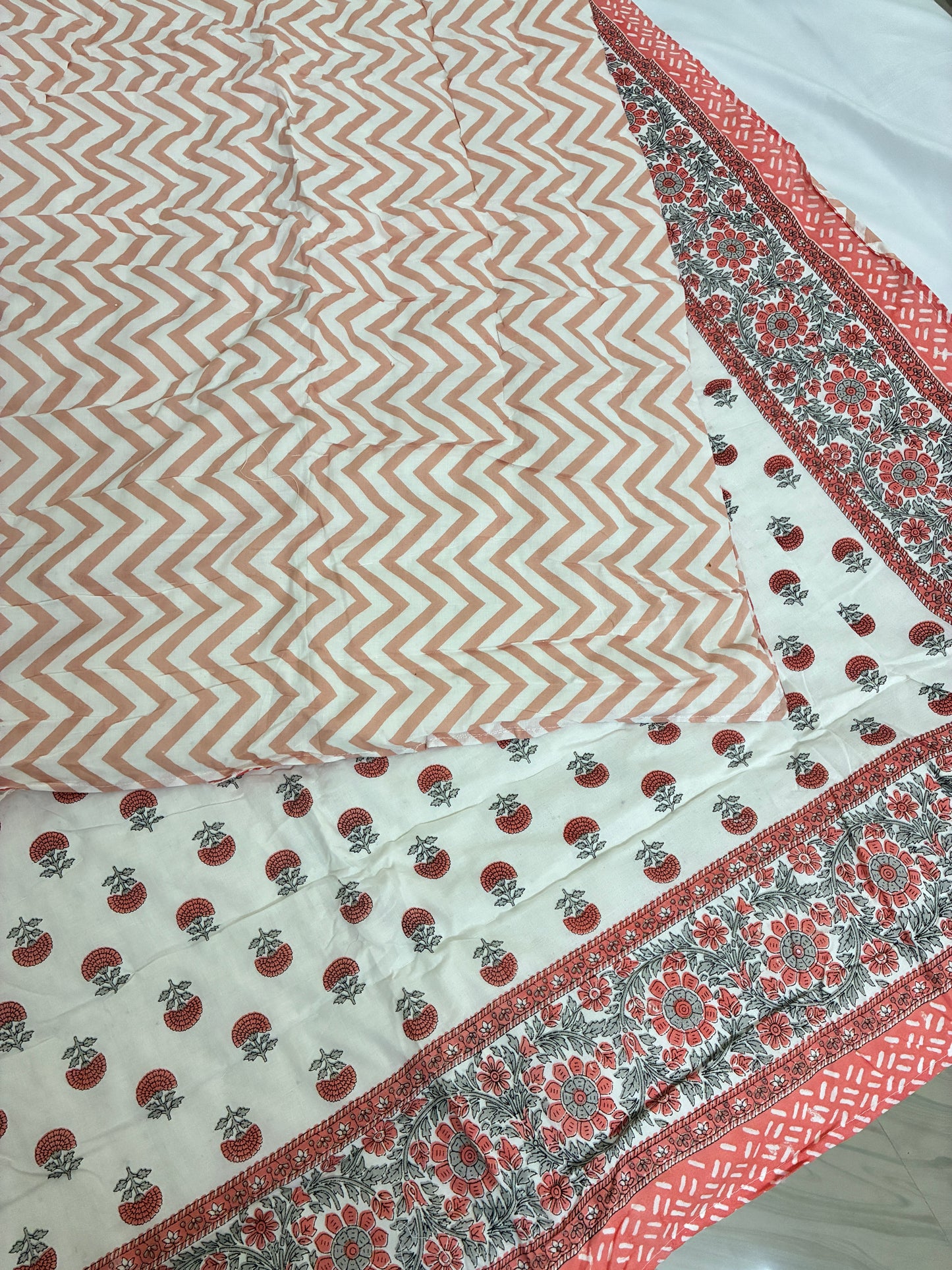 Reversible Single Size Cotton Quilt