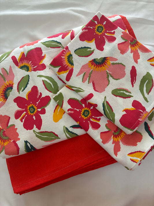 King Size Cotton Bedspread 100x110 in