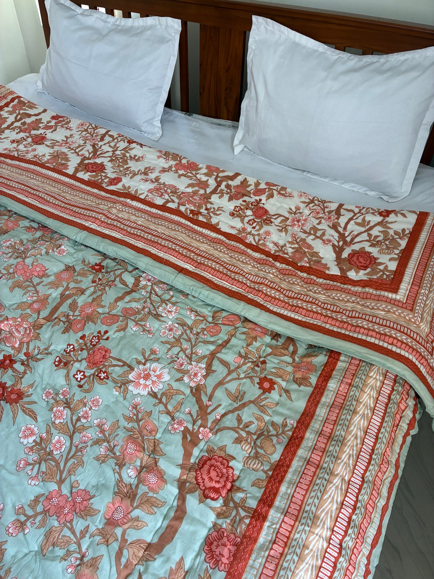Reversible Cotton Double Quilts