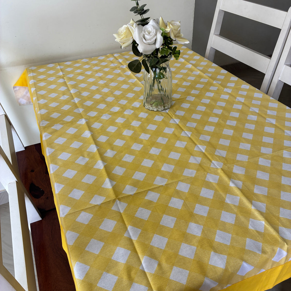 Yellow 4 Seater Table Covers