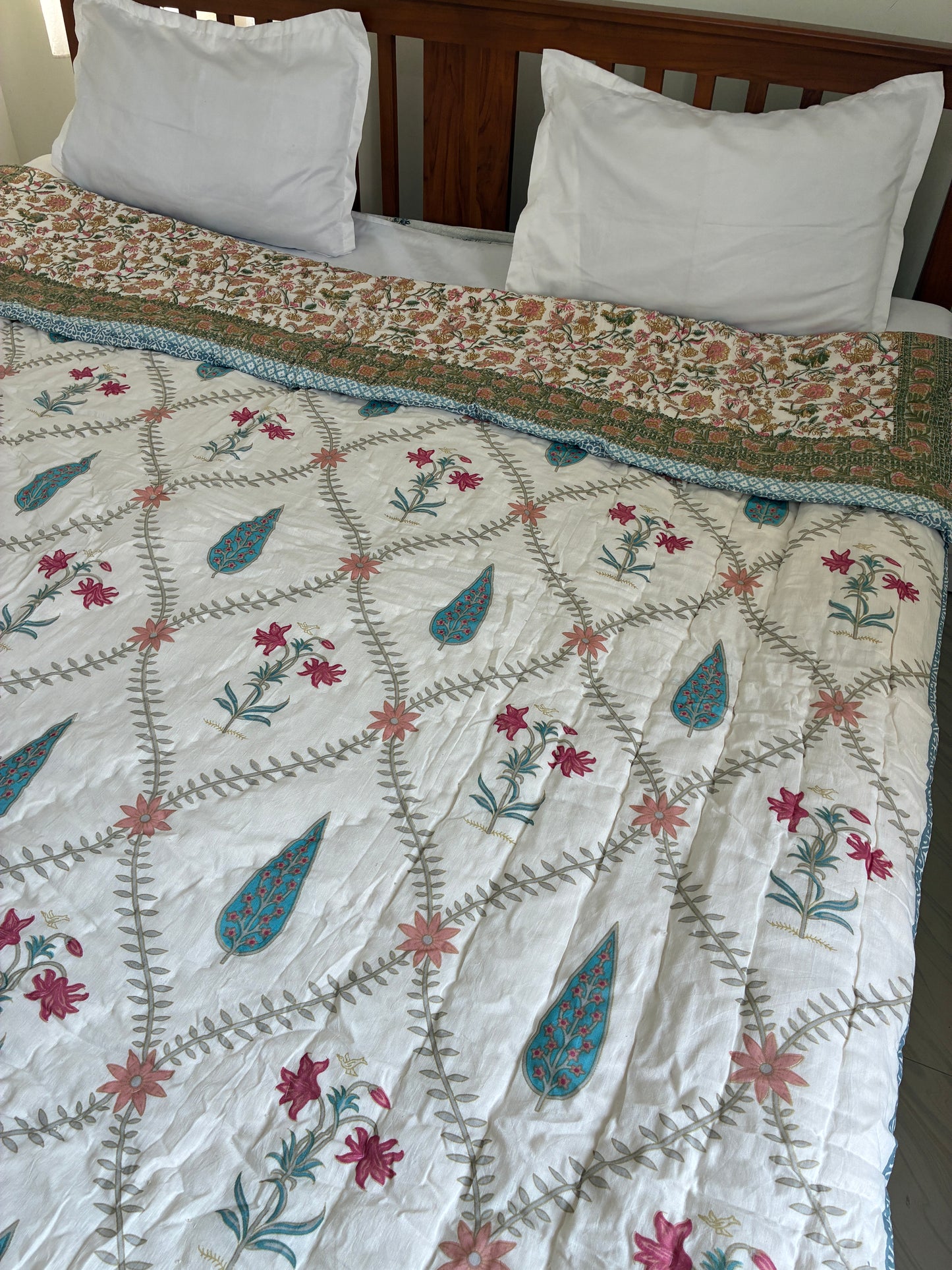 Reversible Cotton Double Quilts