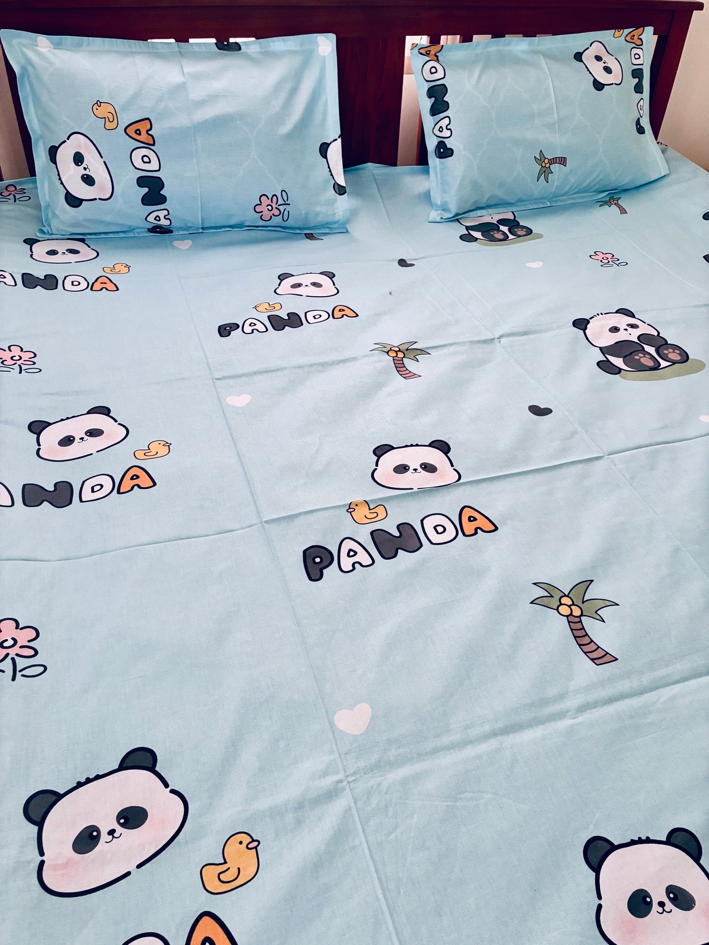 Panda Kids Queen Bedspread 90x100 in