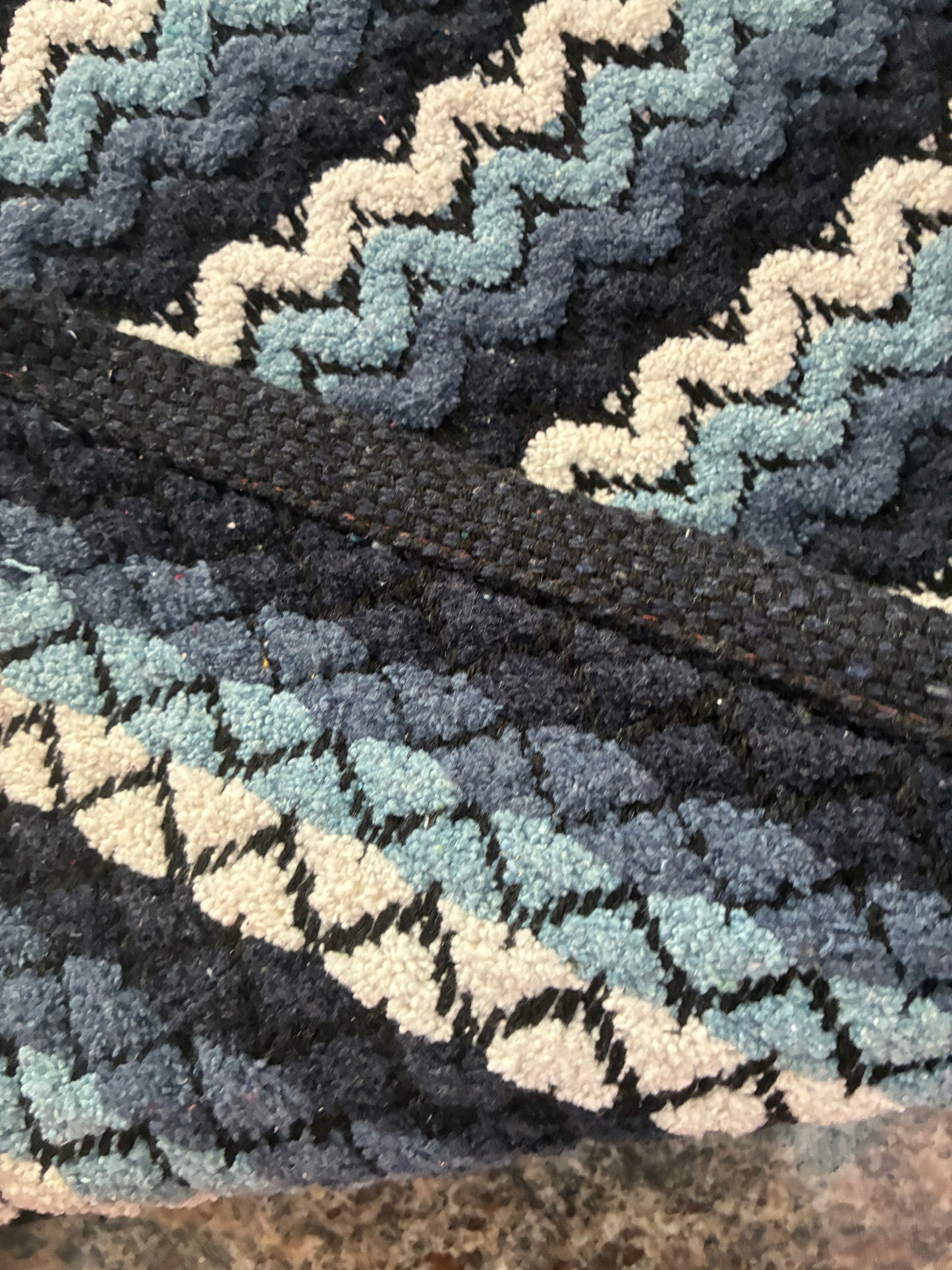 Cotton Zigzag Floor Mat