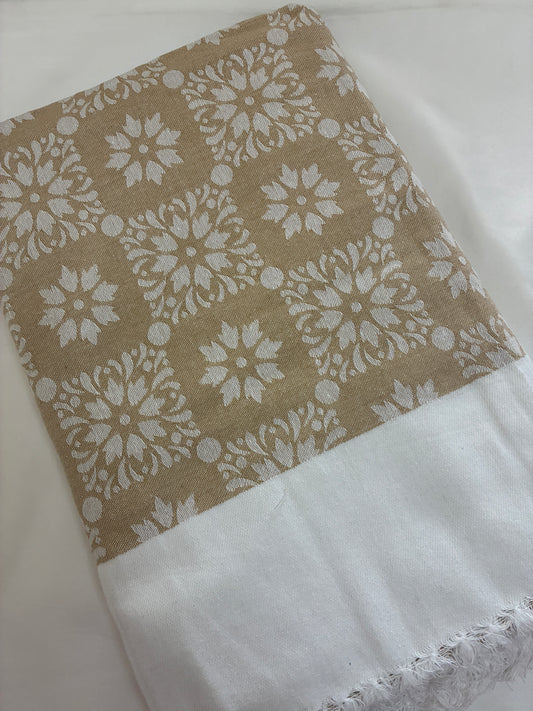 Brown Double Size Cotton Blanket