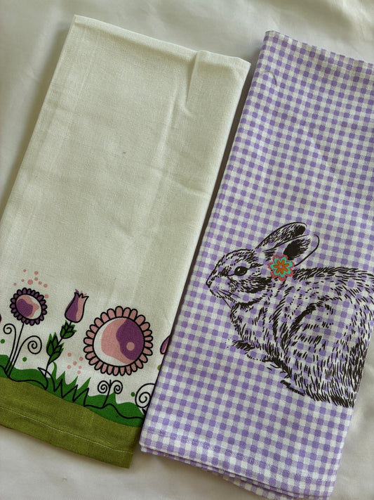 Printed Hand/Lunch Towels (Set of 2 )