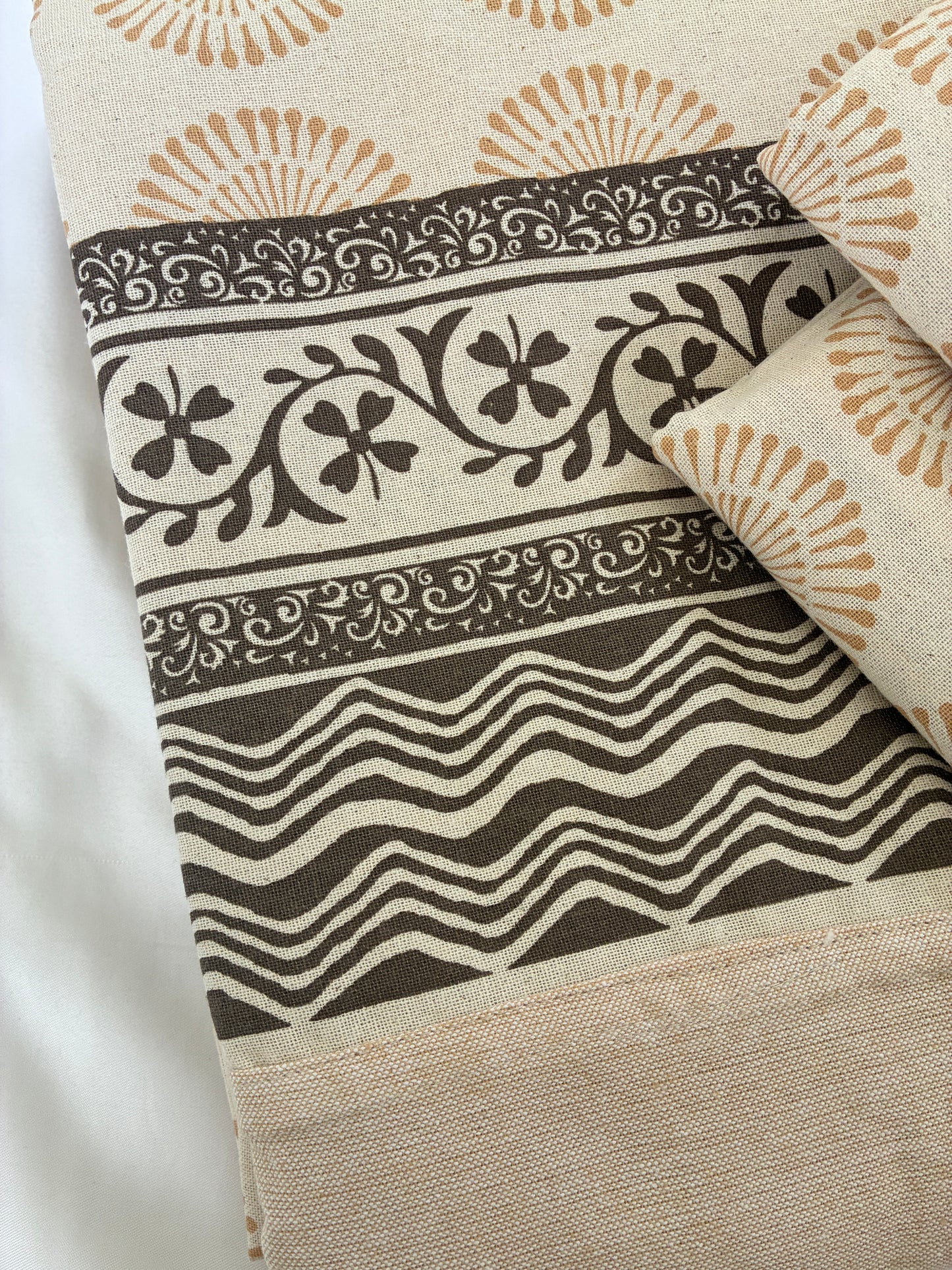 King Size Cotton Bedspread 100x110 inches