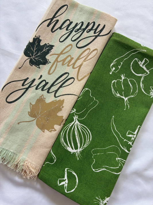 Printed Hand/Lunch Towels (Set of 2 )