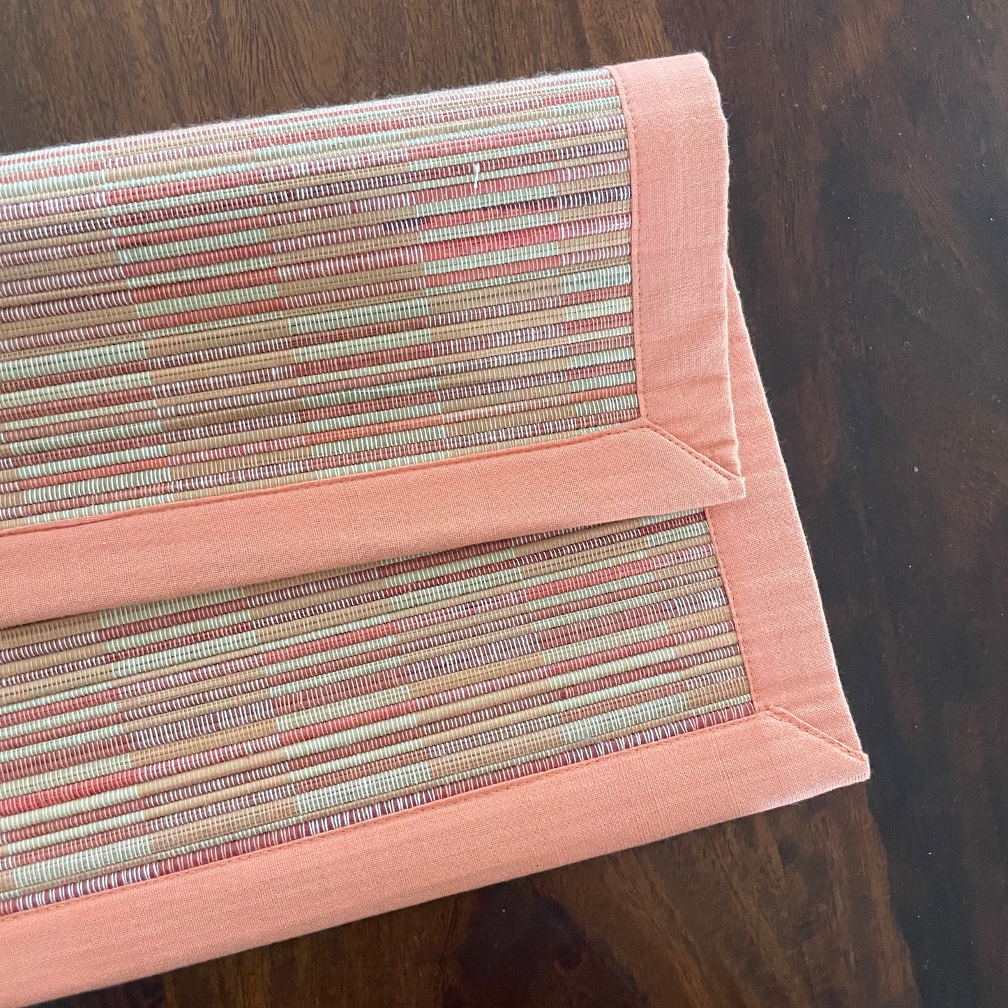 Square Bamboo Placemats Set of 2