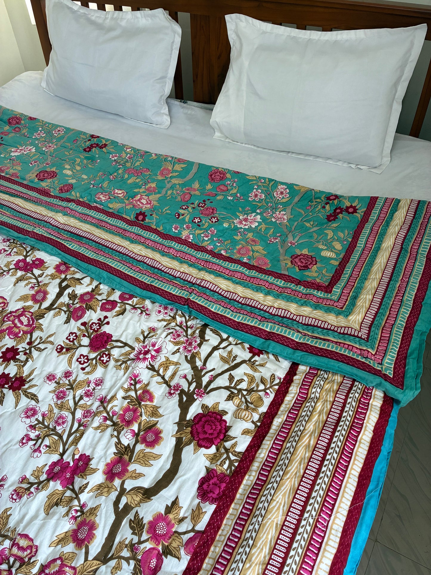 Reversible Cotton Double Quilts