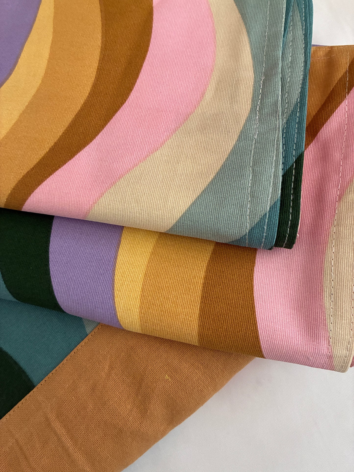Rainbow King Size Cotton Bedspread 100x110 inches