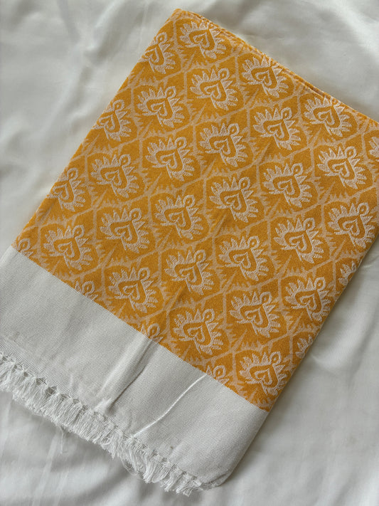 Yellow Single Size Blanket / Throw