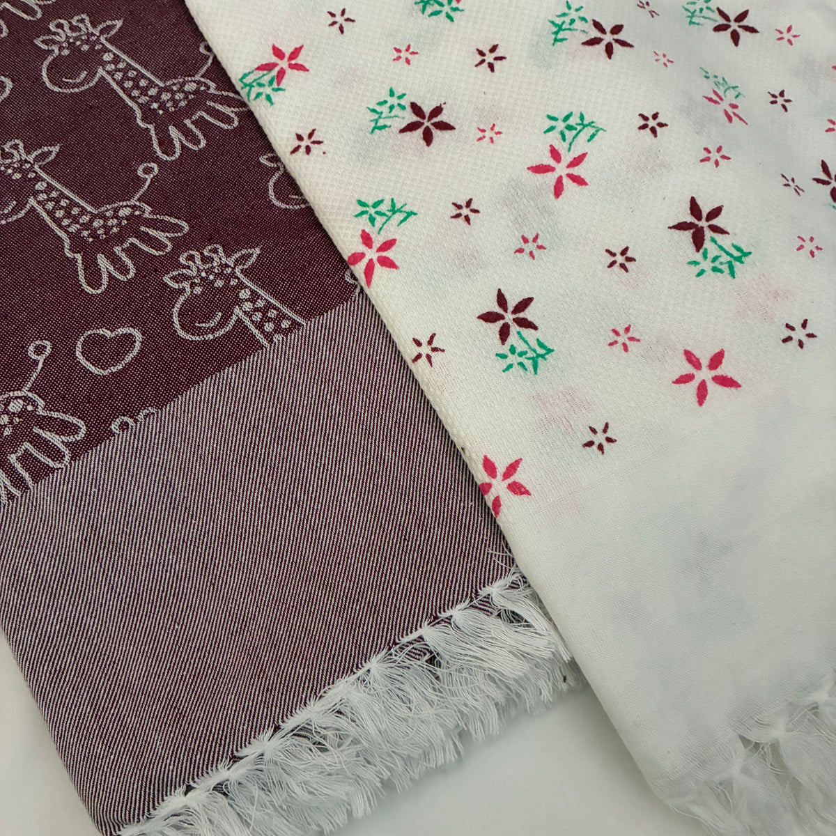 Cotton Single Blanket with Free Towel