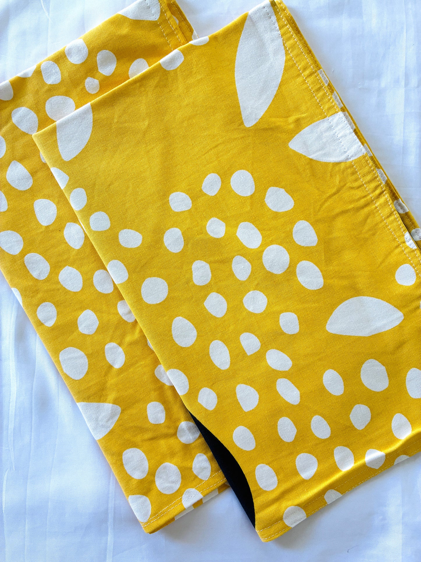 Yellow Cotton Pillow Covers