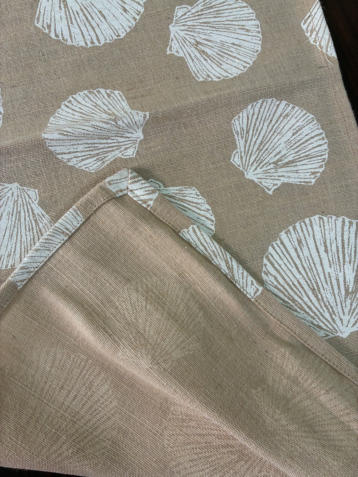 Shell Table Runner 6 ft long
