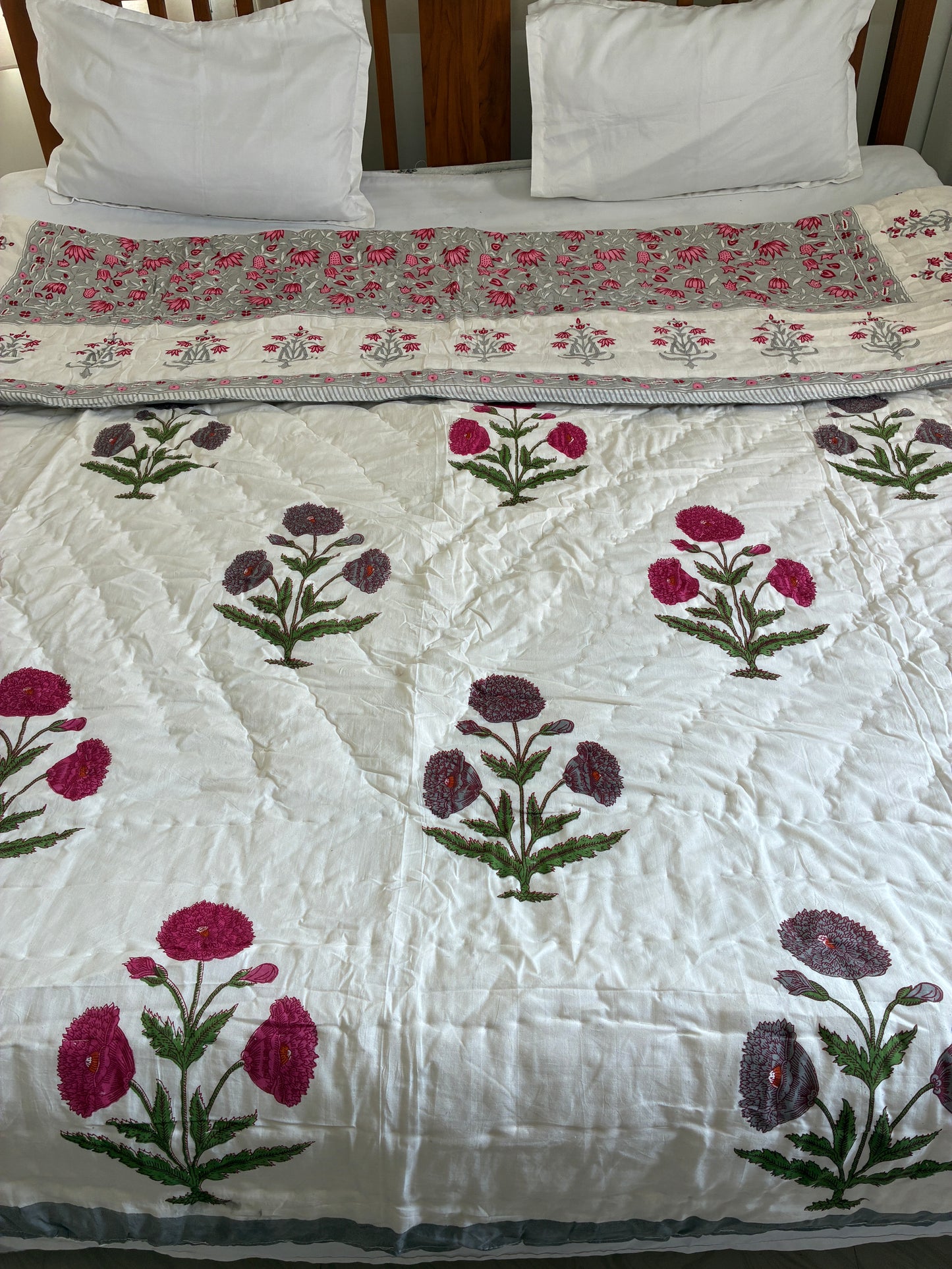 Reversible Cotton Double Quilts