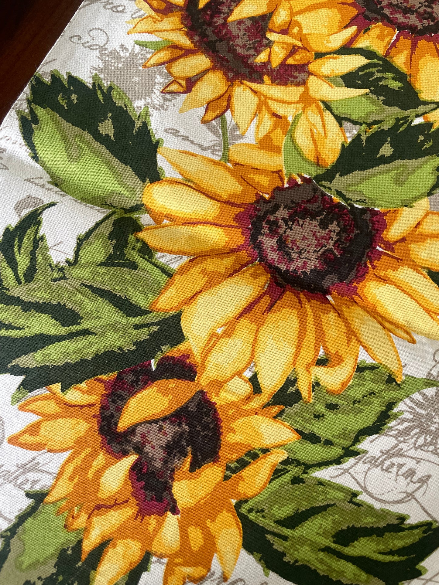 Sun Flower Table Runner 6 ft long