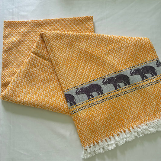 Long Cotton Bath Towel