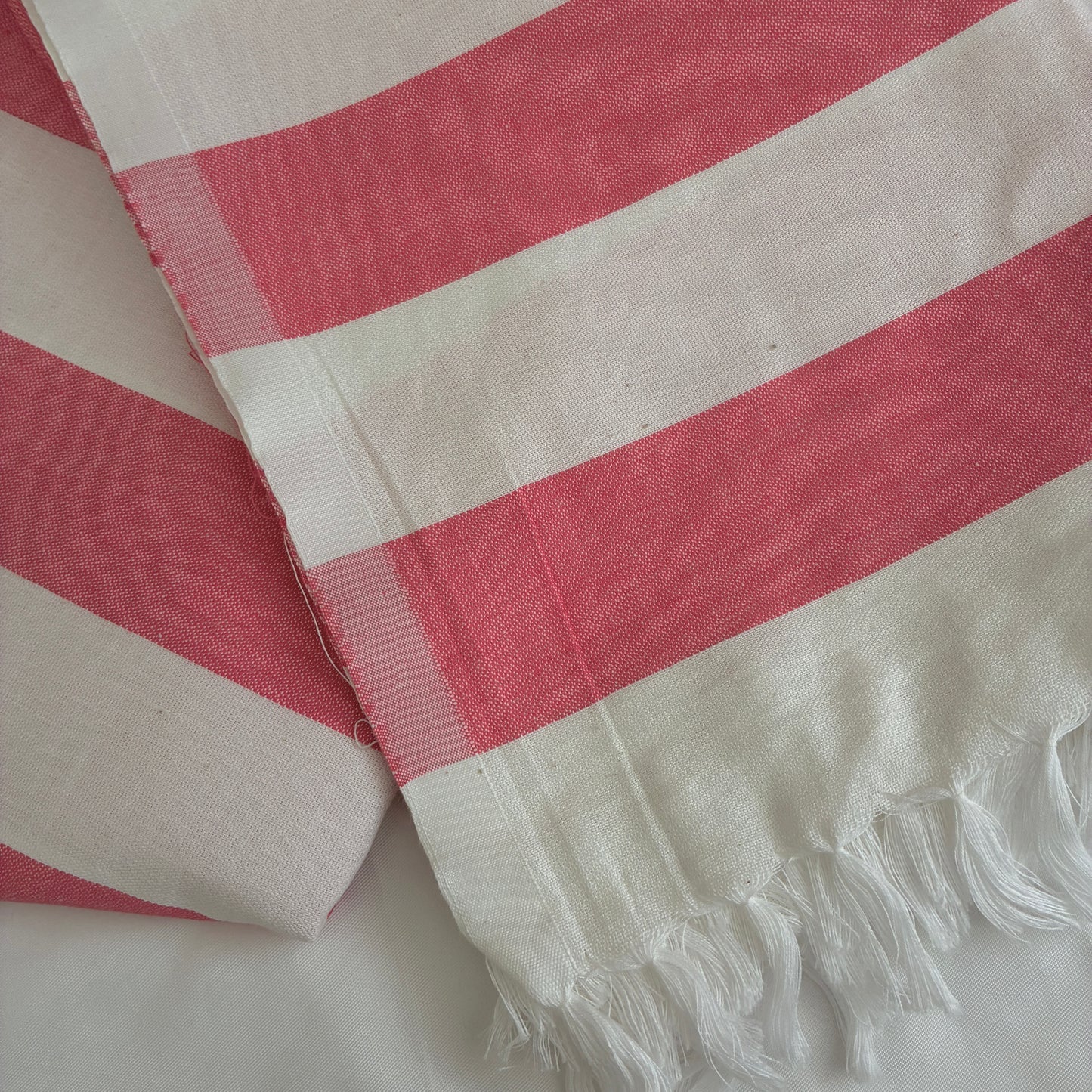 Pink Extra Long Cotton Bath Towel