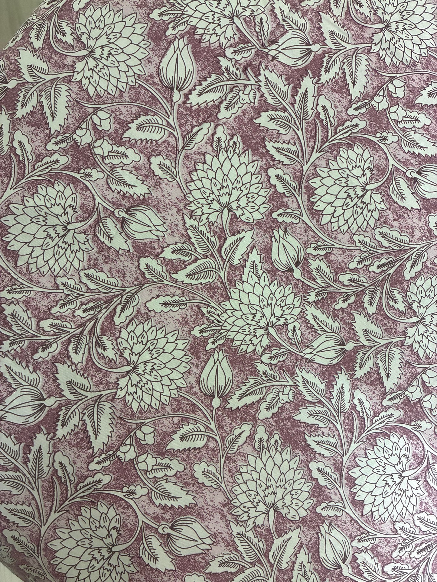 Purple Floral Super King Size Bedspread 120x 120 inches