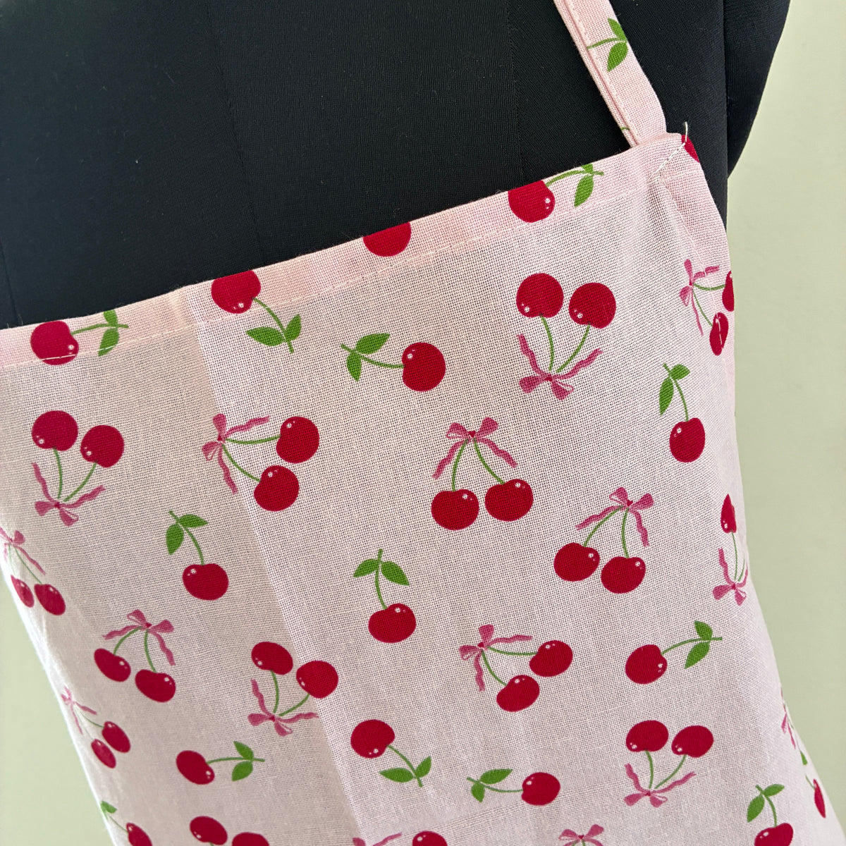 Cherry Cotton Apron