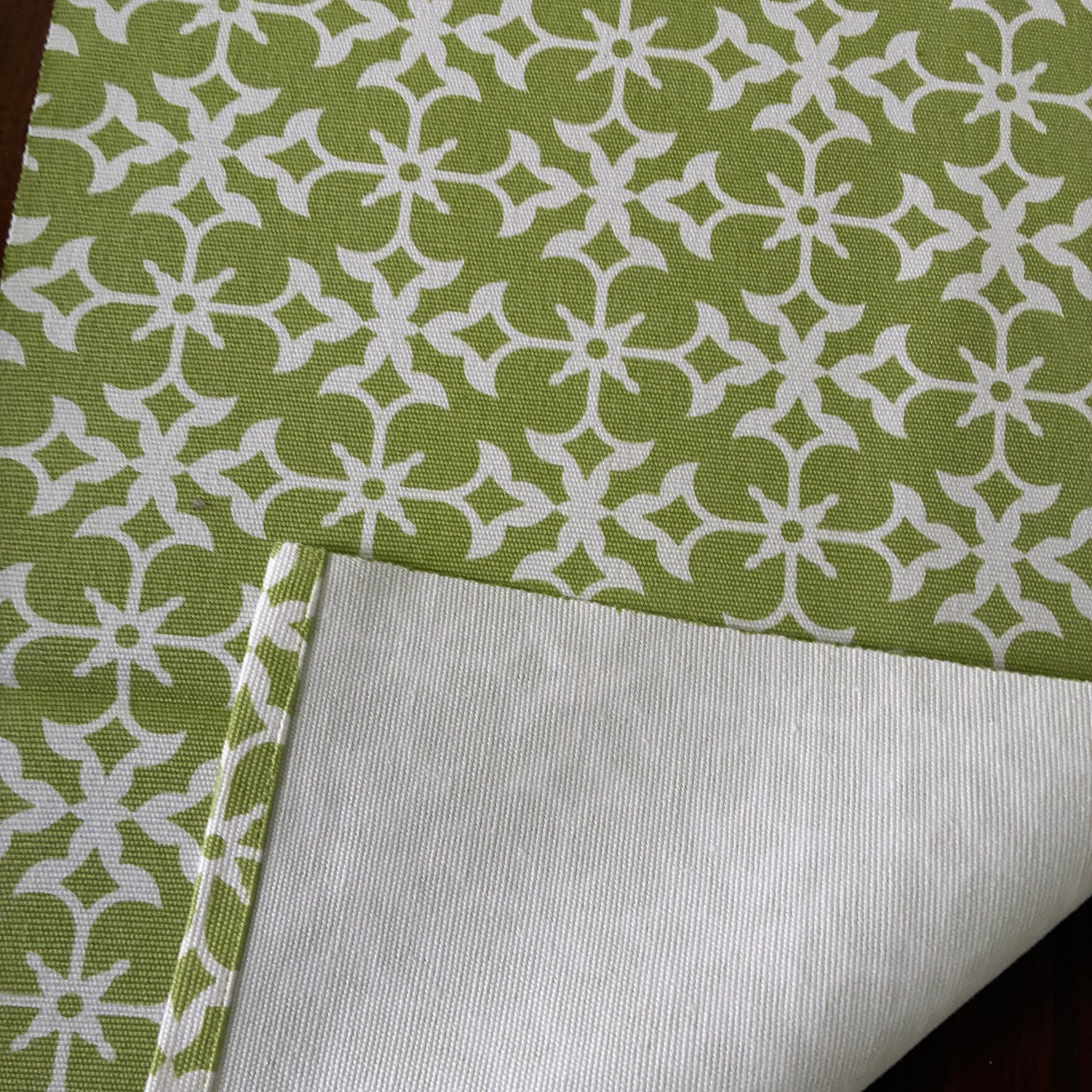 Green Pattern Table Runner 3 ft long