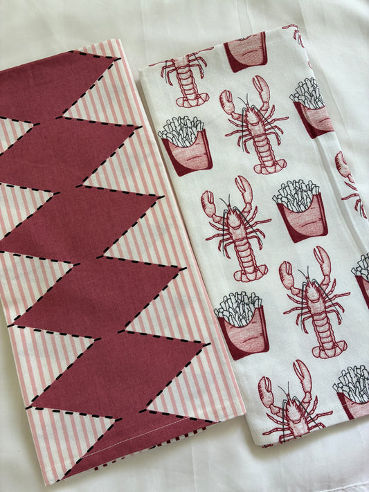 Printed Hand/Lunch Towels (Set of 2 )